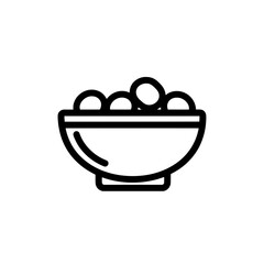 Clothes bowl with circular objects for kitchen or dining use