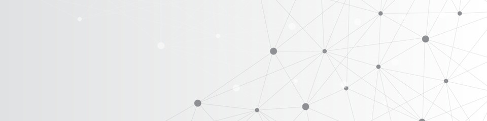 Abstract network plexus futuristic design template for science and technology presentation