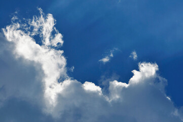 blue sky with clouds