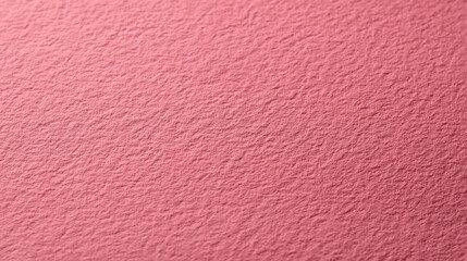 Close Up of Pink Textured Paper Surface Showing Fine Grain and Matte Finish