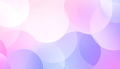 Obraz premium Delicate, pastel, abstract circles