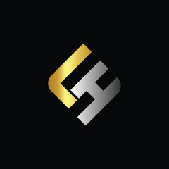 Letter lH modern Logo Design Vector Initials lH icon Logo Vector