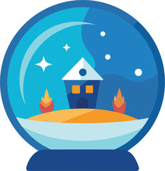 house in the sea