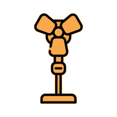Stand Fan icon design template