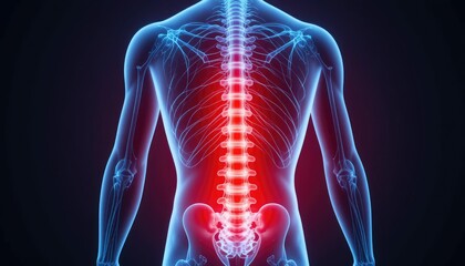 Spinal Health A Visual Representation of the Human Vertebral Column and Backbone Structure