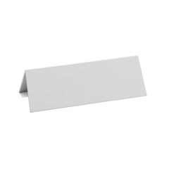 Blank Rectangular Place Card Standing Upright for Event Table Settings