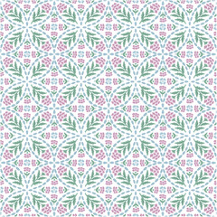 floral damask pattern repeat vector file boho floral flower damask pattern, floral tile print