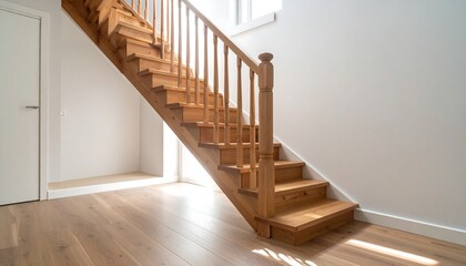 Light-filled wooden staircase in a modern home (2)