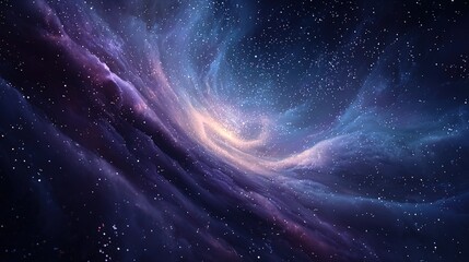 Stunning Galactic Vortex in Deep Space, Capturing the Essence of Scientific Discovery and Technological Innovation