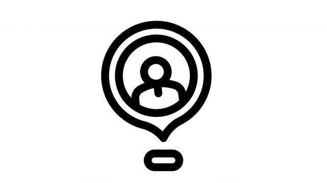 meeting point minimalist line animation