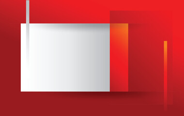 red and white modern abstract background design