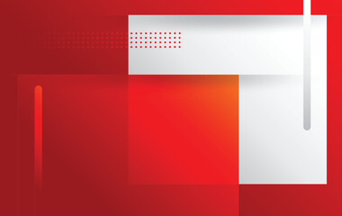 red and white modern abstract background design
