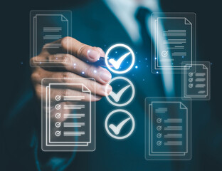 The technology business quality audit checklist uses an online concept with a document format and a controllable safety survey.
