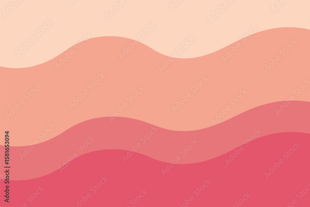 Poster abstract pastel waves create a calm texture with subtle color transitions and a soft, gentle ripple 