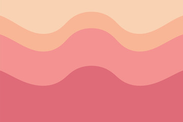 Harmonious blend of peach and pink waves creates a serene, abstract backdrop perfect for modern design and decorative applications.