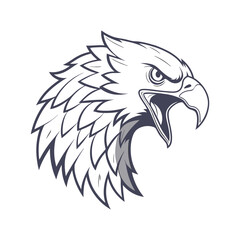 Obraz premium eagle tattoo vector