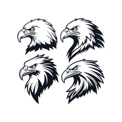 eagle head vector