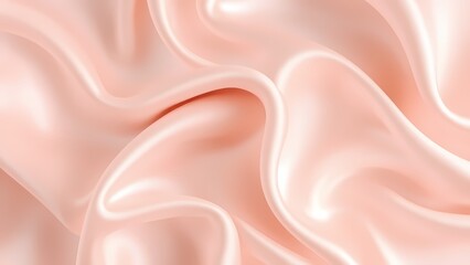 光沢を放つ優雅なピンクシルクのドレープ1