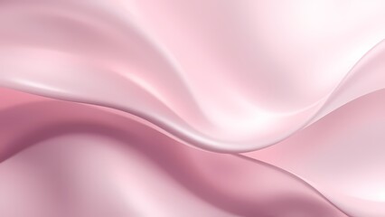 幾重にも重なるピンクの滑らかな光沢ウェーブ29