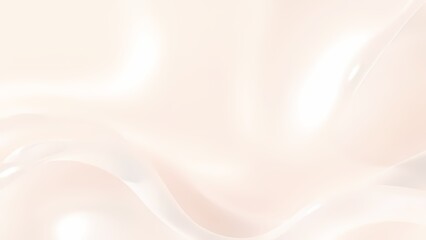 柔らかな光に包まれた乳白色の抽象ウェーブ3