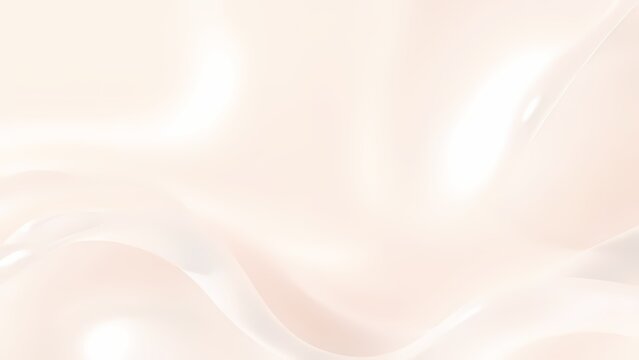 Fototapeta 柔らかな光に包まれた乳白色の抽象ウェーブ3