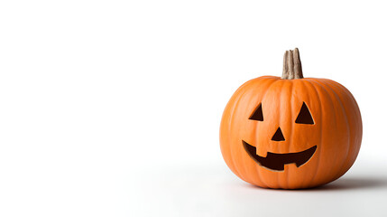 halloween pumpkin on white background 25268554 1