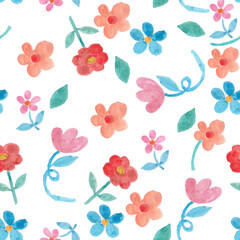 Cute Floral Seamless Pattern