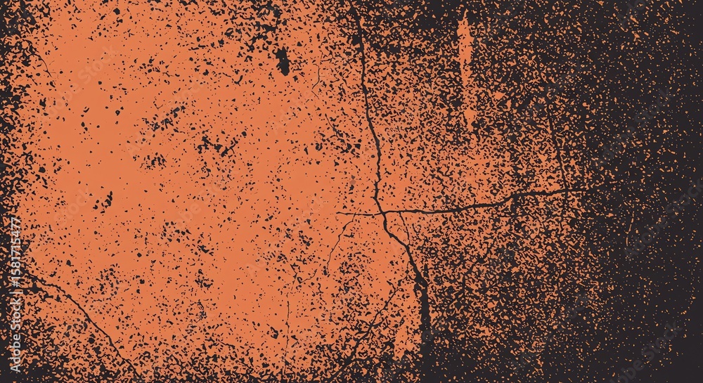 Poster Abstract texture with cracks and distressed surface