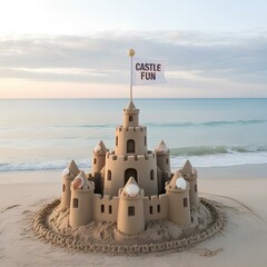 castle on the beach