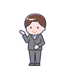 会社員／ななめ／男性 18