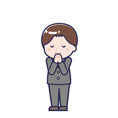 会社員／ななめ／男性 24