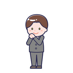 会社員／ななめ／男性 22