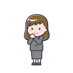 会社員／ななめ／女性 22