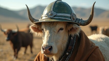 Close up of Helmeted Bullhead Animals