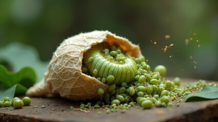 Plant ball close-up pose