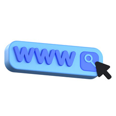 3D Icon of Website and Landing Page Colorful Style