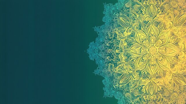 Abstract floral mandala design (1)