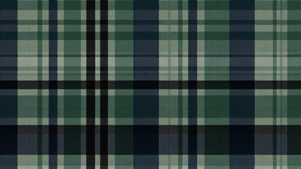 A Black Watch Tartan background with a soft watercolor effect blending dark green, navy, and black lines, creating a delicate, painterly, high-resolution artistic design.