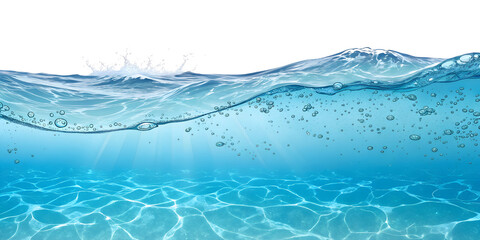 underwater cross section illustration