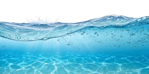 underwater cross section illustration