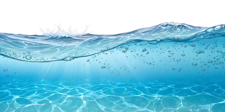 underwater cross section illustration