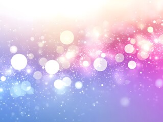 Obraz premium bokeh light vector effect, circular light dots in soft gradient overlaying white background 