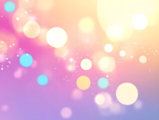 bokeh light vector effect, circular light dots in soft gradient overlaying white background

