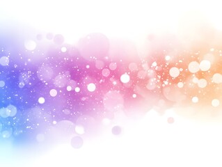 bokeh light vector effect, circular light dots in soft gradient overlaying white background

