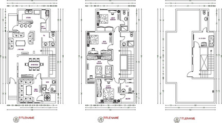 vector sketch illustration silhouette design site plan layout villa townhouse modern minimalist with interior furniture 