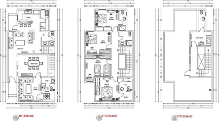 vector sketch illustration silhouette design site plan layout villa townhouse modern minimalist with interior furniture