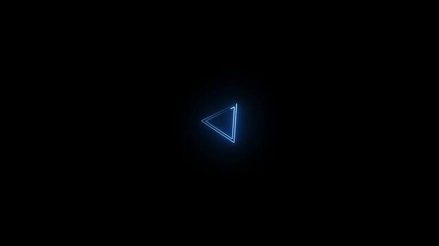 Video Player Cursor Seamless Animation 4K Video Play Button.