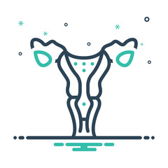 Mix icon for reproductive organ