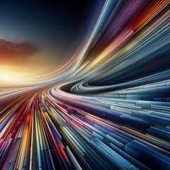 The calculated gradient transit