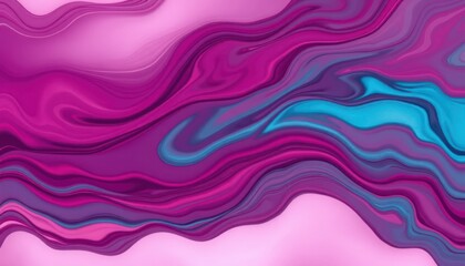 Abstract Liquid Marble Effect Background in Shades of Pink, Purple and Blue